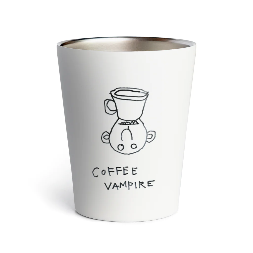 Charles Hill Art のCoffee Vampire サーモタンブラー