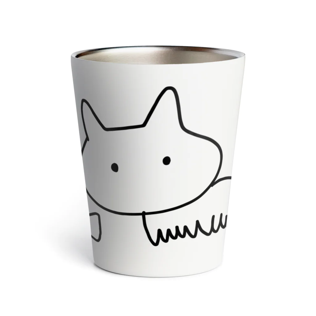 ふじこのみせのリボンを落とした ねこむし Thermo Tumbler