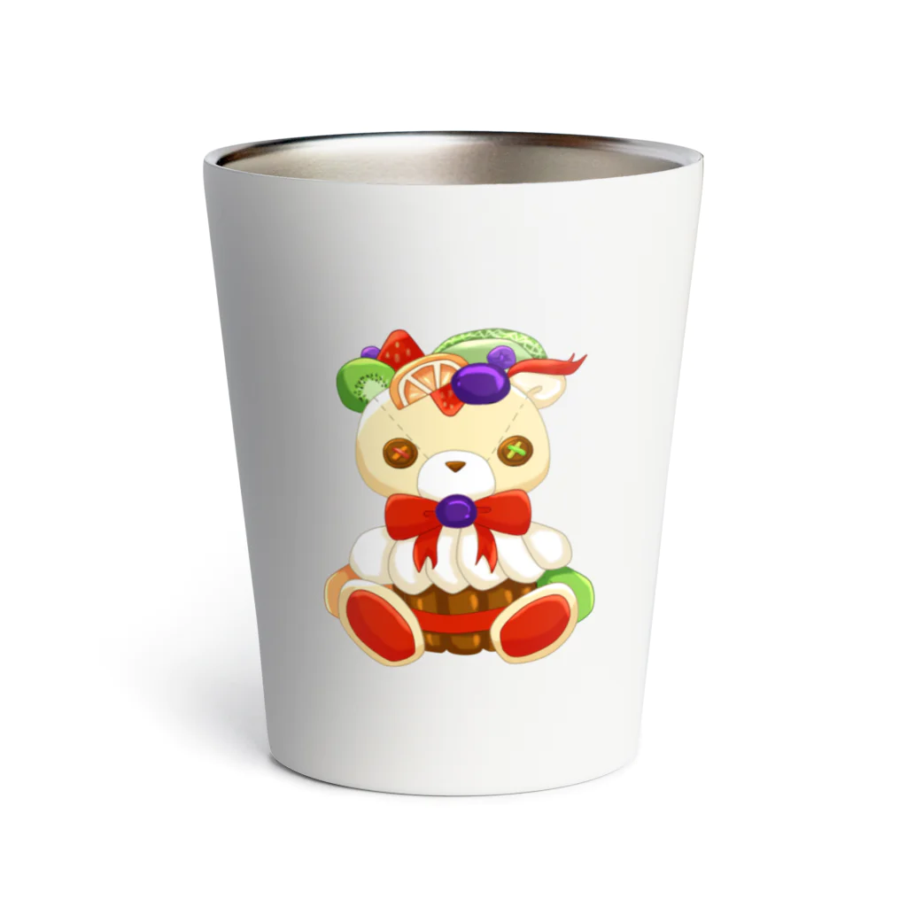 Apple Bears Collectionのおいしくいただクマ~フルーツタルトver~ Thermo Tumbler