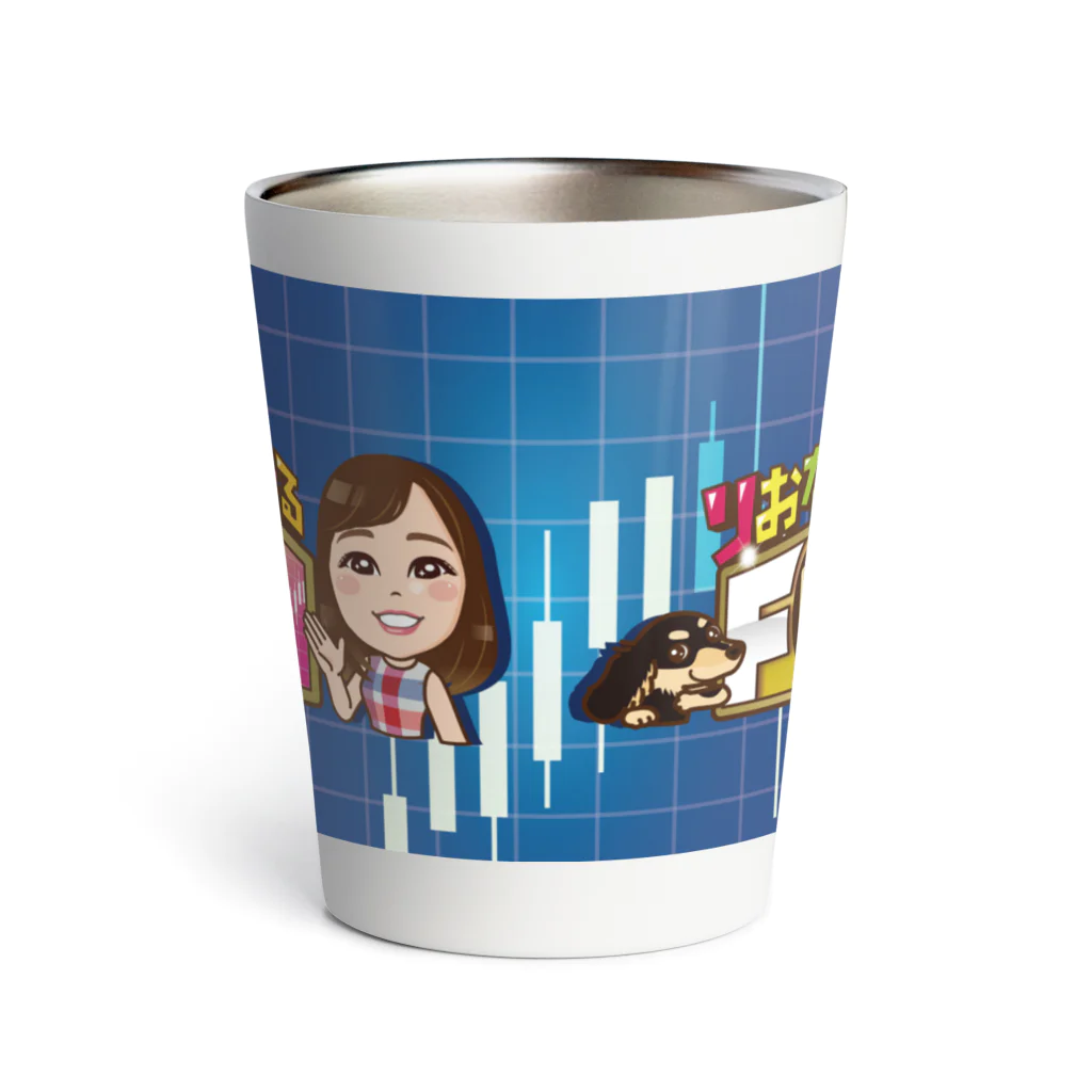 riona_chのサーモタンブラー - ブルー Thermo Tumbler