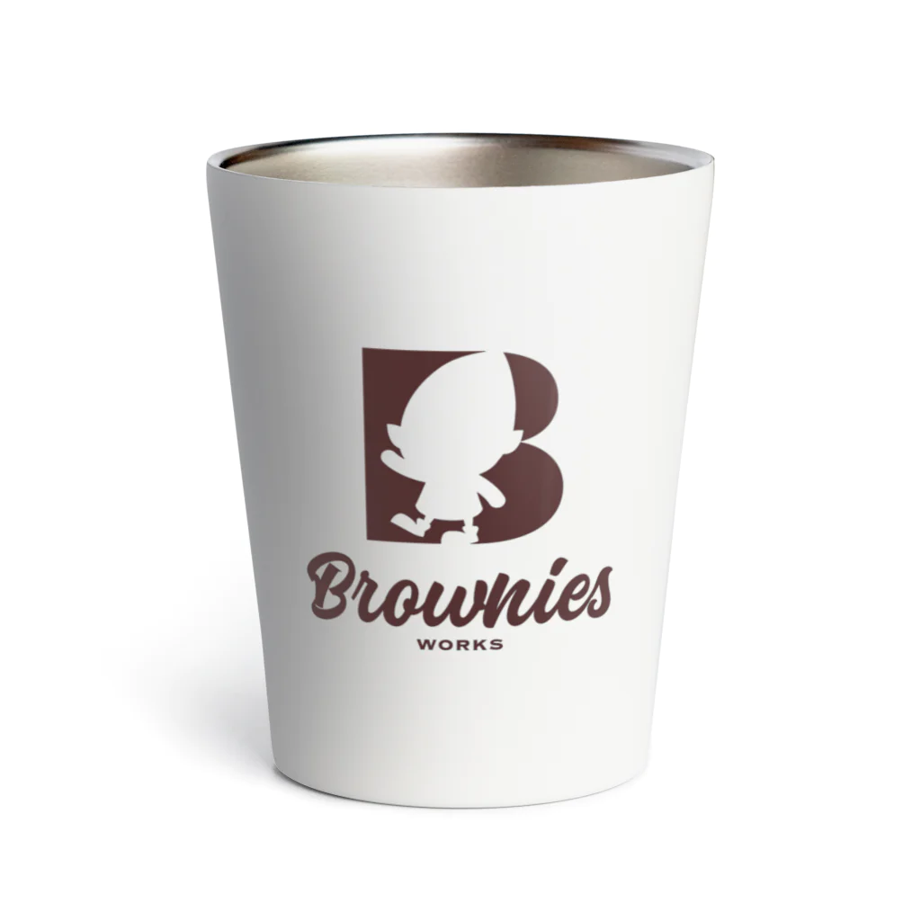 Brownies OriginalのBrowniesサーモマグ（white） サーモタンブラー