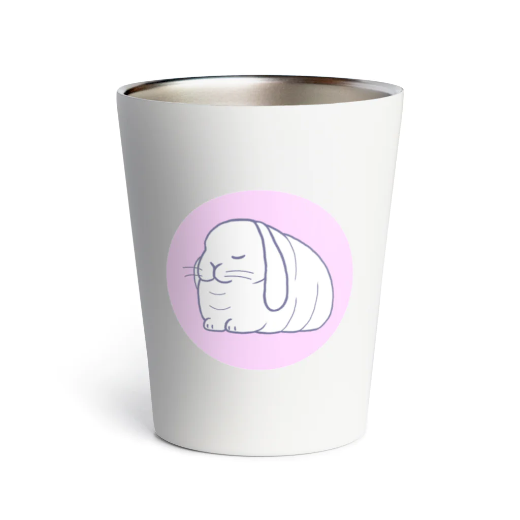 にゃんたまごの夢うさぎ Thermo Tumbler