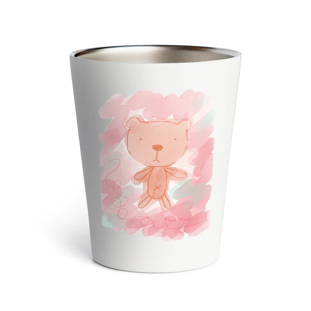 nuumuuの絵の具のくま Thermo Tumbler