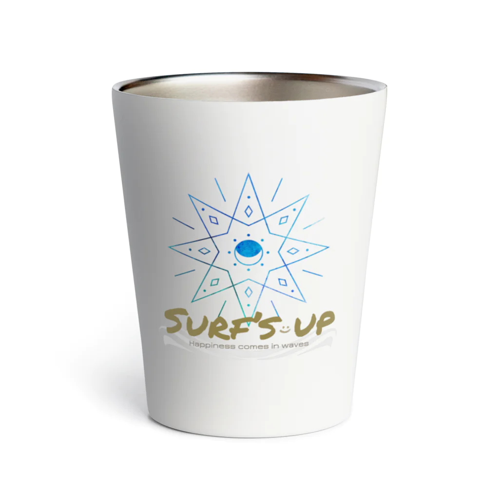 Surf’s up＊オリジナルデザインitemのSurf's up〜良い波がきた・star〜オリジナルデザイン サーモタンブラー