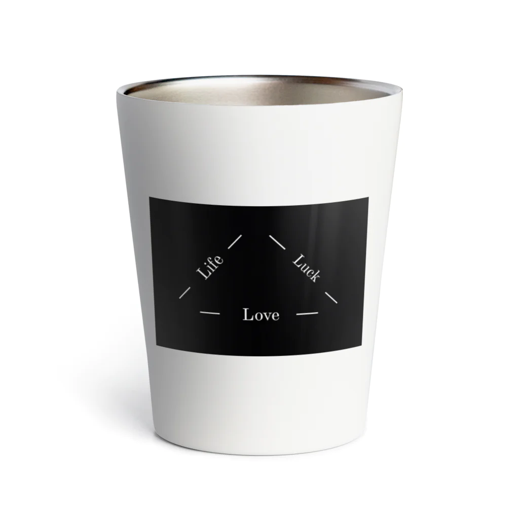 △strea~1991~のLIFE·LUCK·LOVE Thermo Tumbler