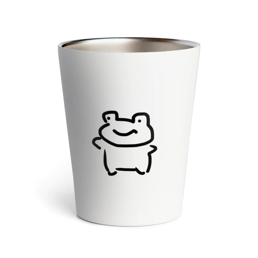 かえるのお店の落書きかえるくん Thermo Tumbler