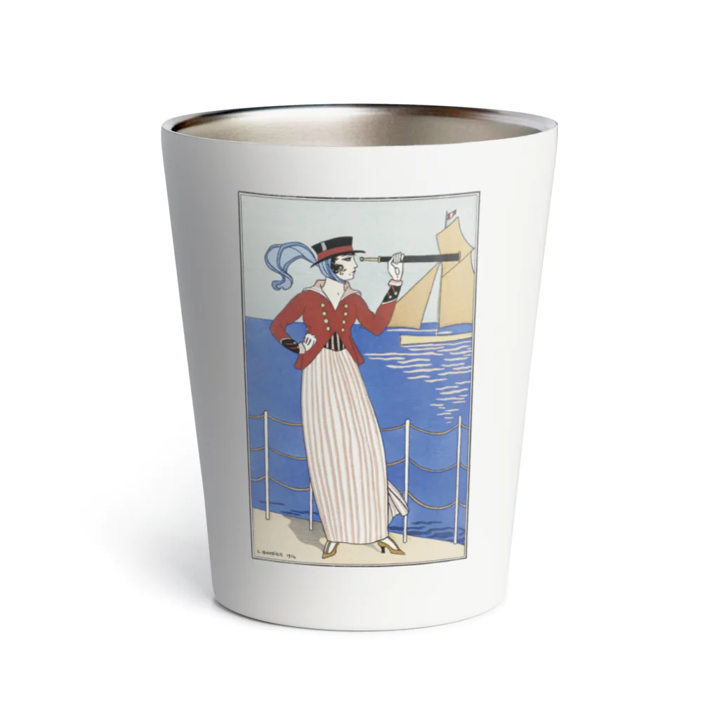 Hungry Freaksのジョルジュ・バルビエ “Costume de Yacht” Thermo Tumbler