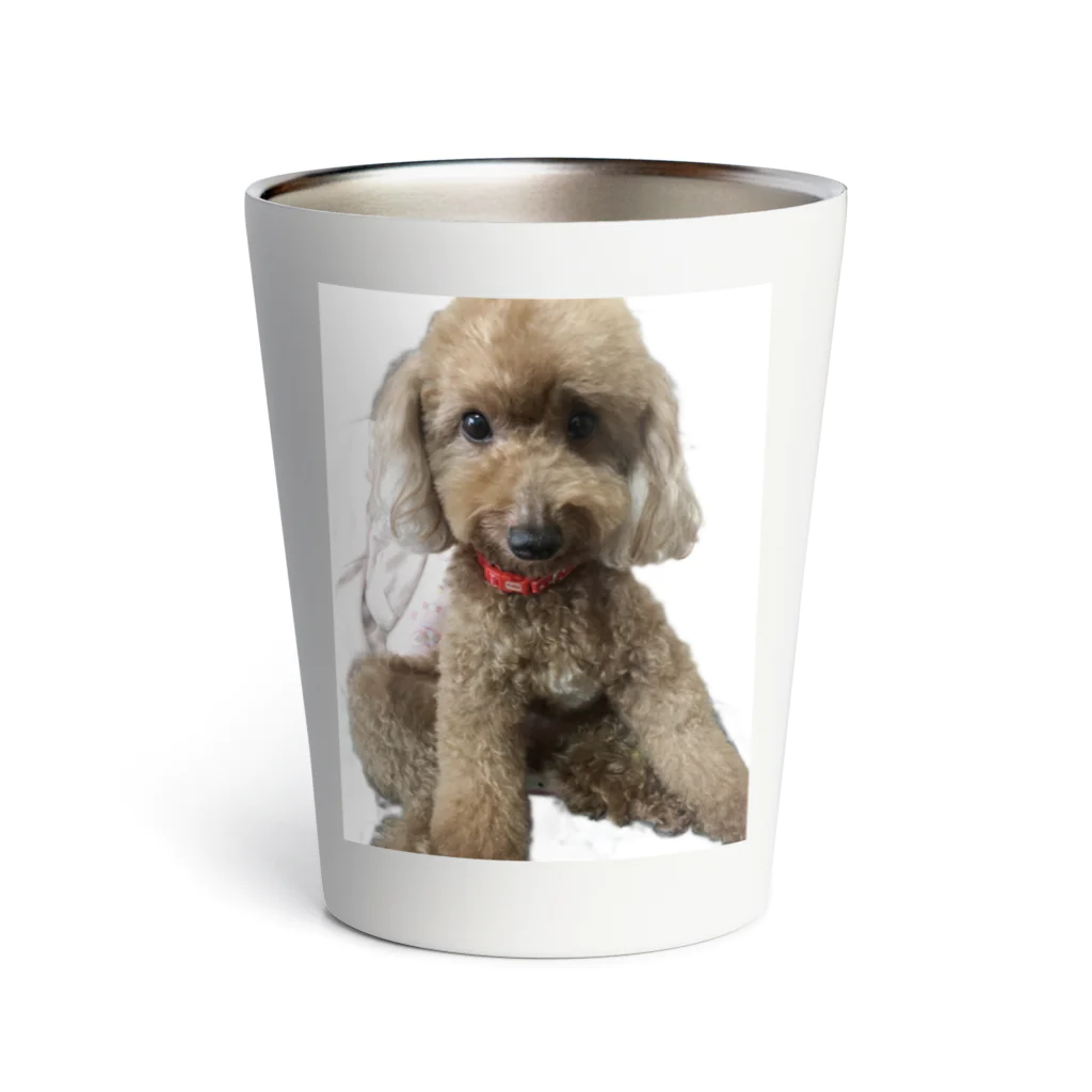 Pas★Enjoy 筆文字＆パステルアートの姪犬店長 Thermo Tumbler