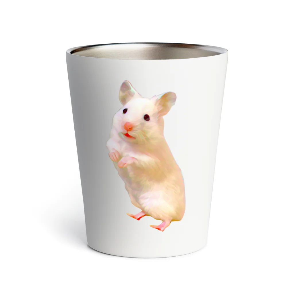 ハムスター愛好家 | Hamster Loverのシロクマハムスターゆきちゃん Thermo Tumbler