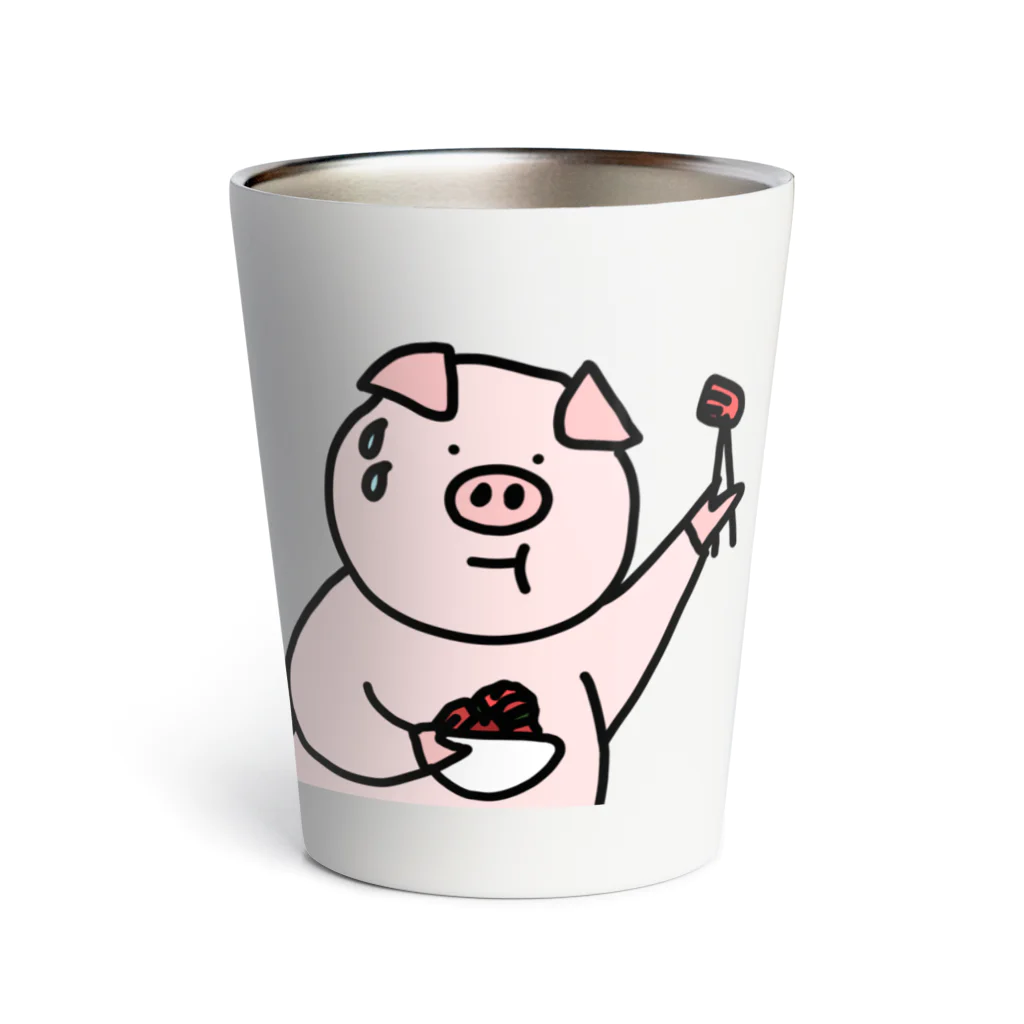 ＋Whimsyの豚キムチ Thermo Tumbler