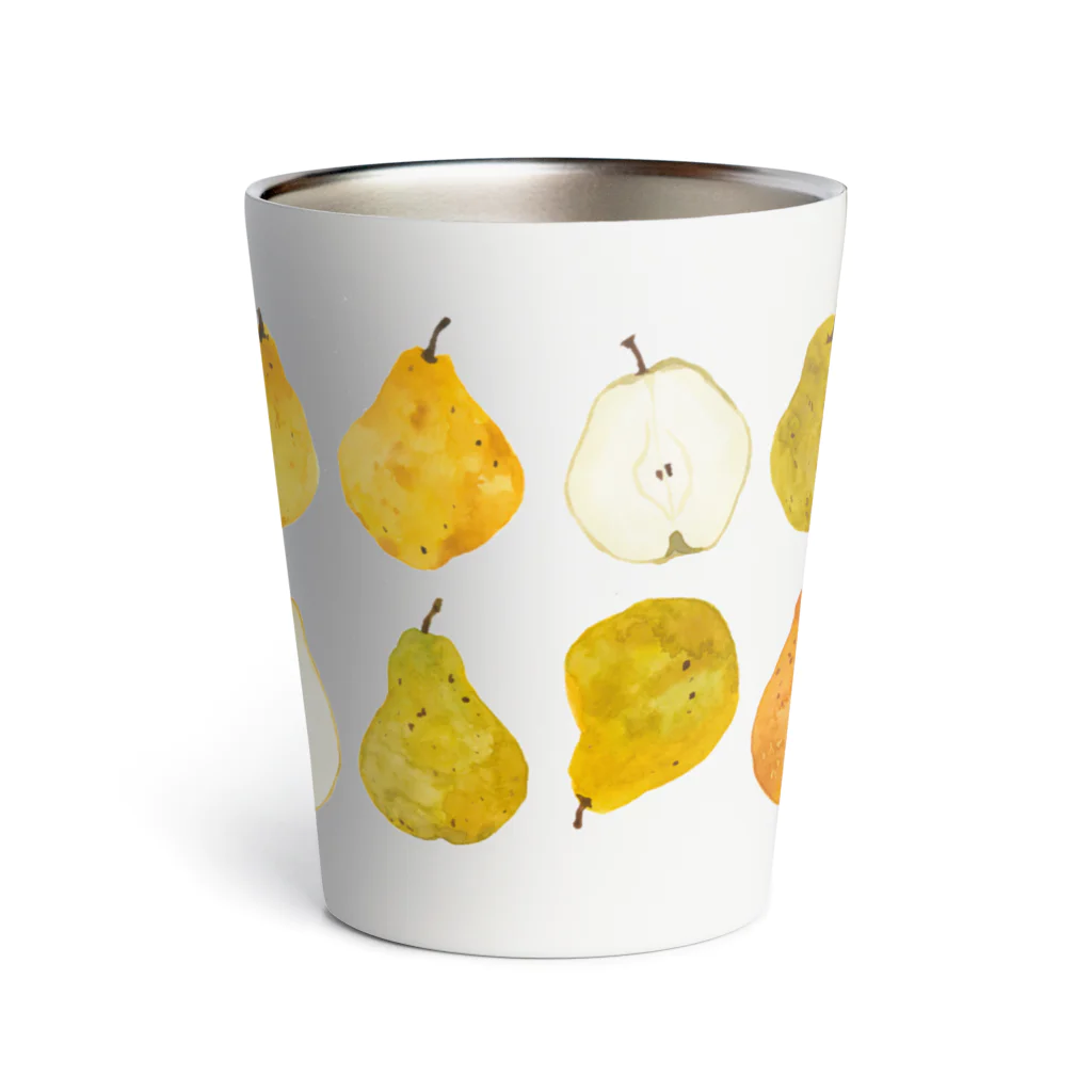 Miho MATSUNO online storeのLovely pears サーモタンブラー