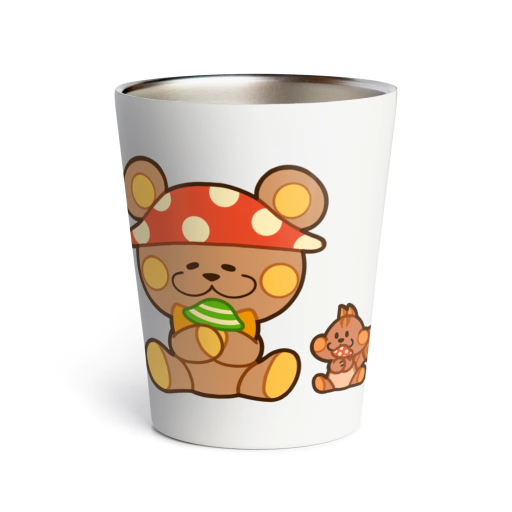 レタ(LETA)のぬいクマちゃんのキノコがり Thermo Tumbler