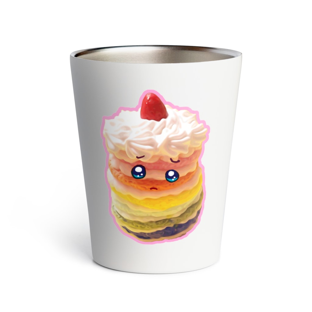 油絵描きの小物売り場のケーキな小悪魔（グッズ） Thermo Tumbler