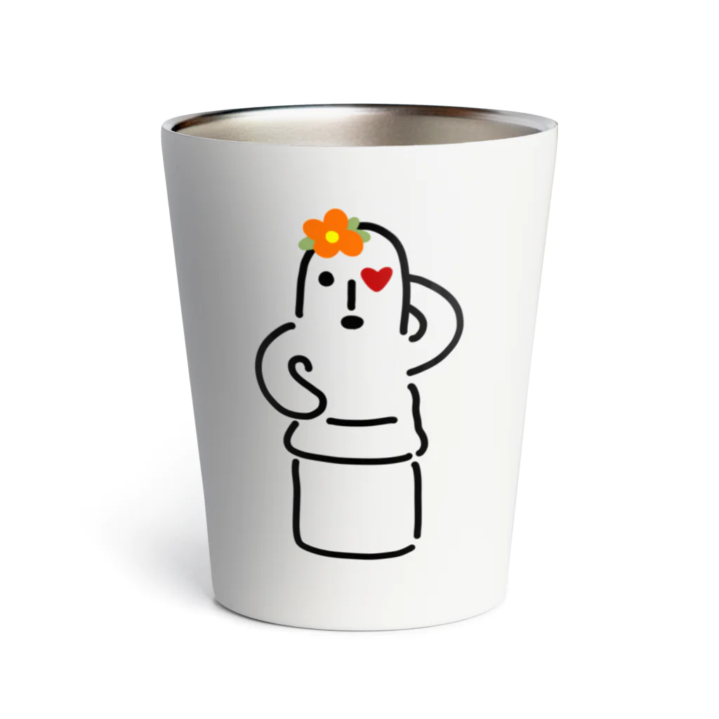  Haniwa lover のはにわ＋LOVE Thermo Tumbler