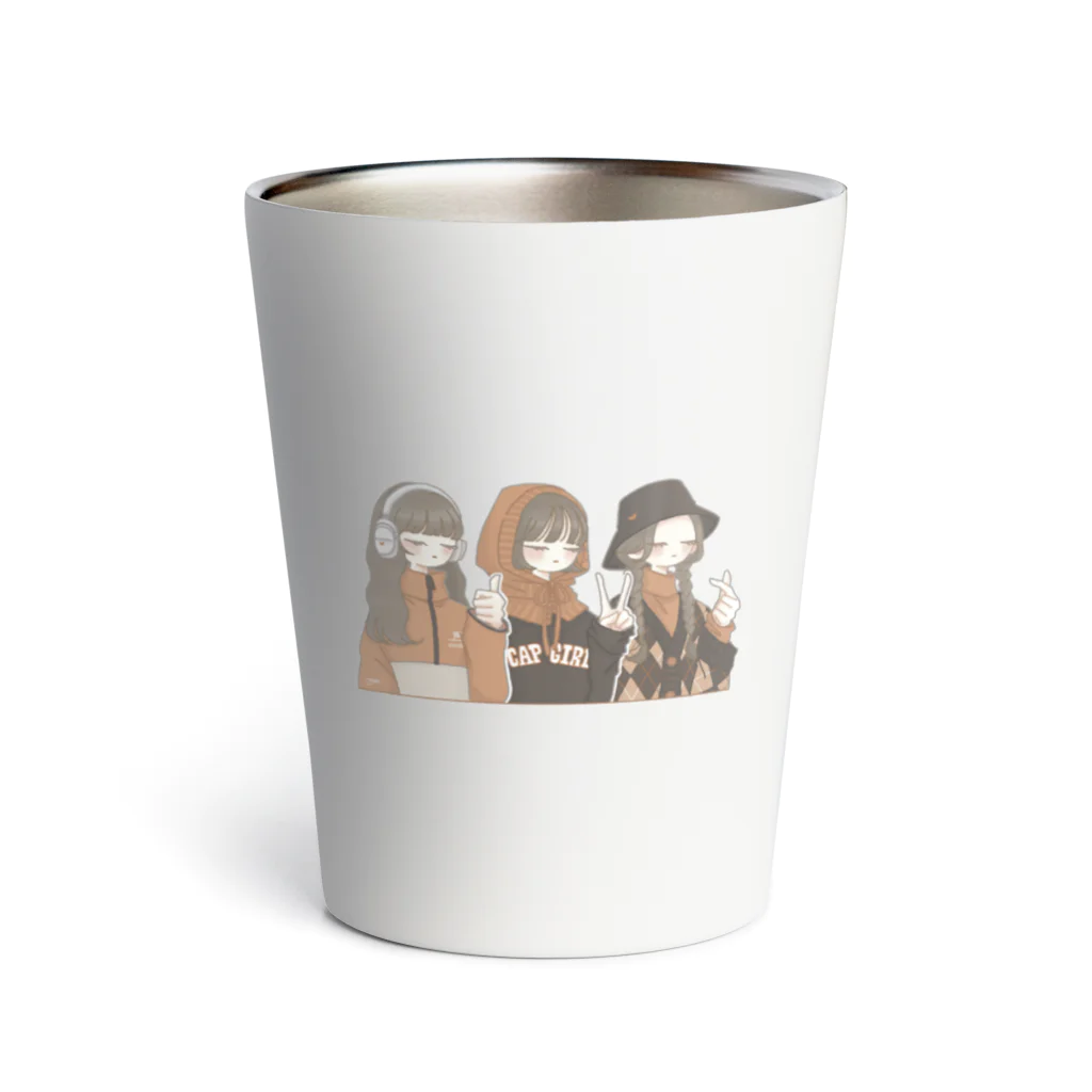 めじろのおみせのCAP GIRLS Thermo Tumbler