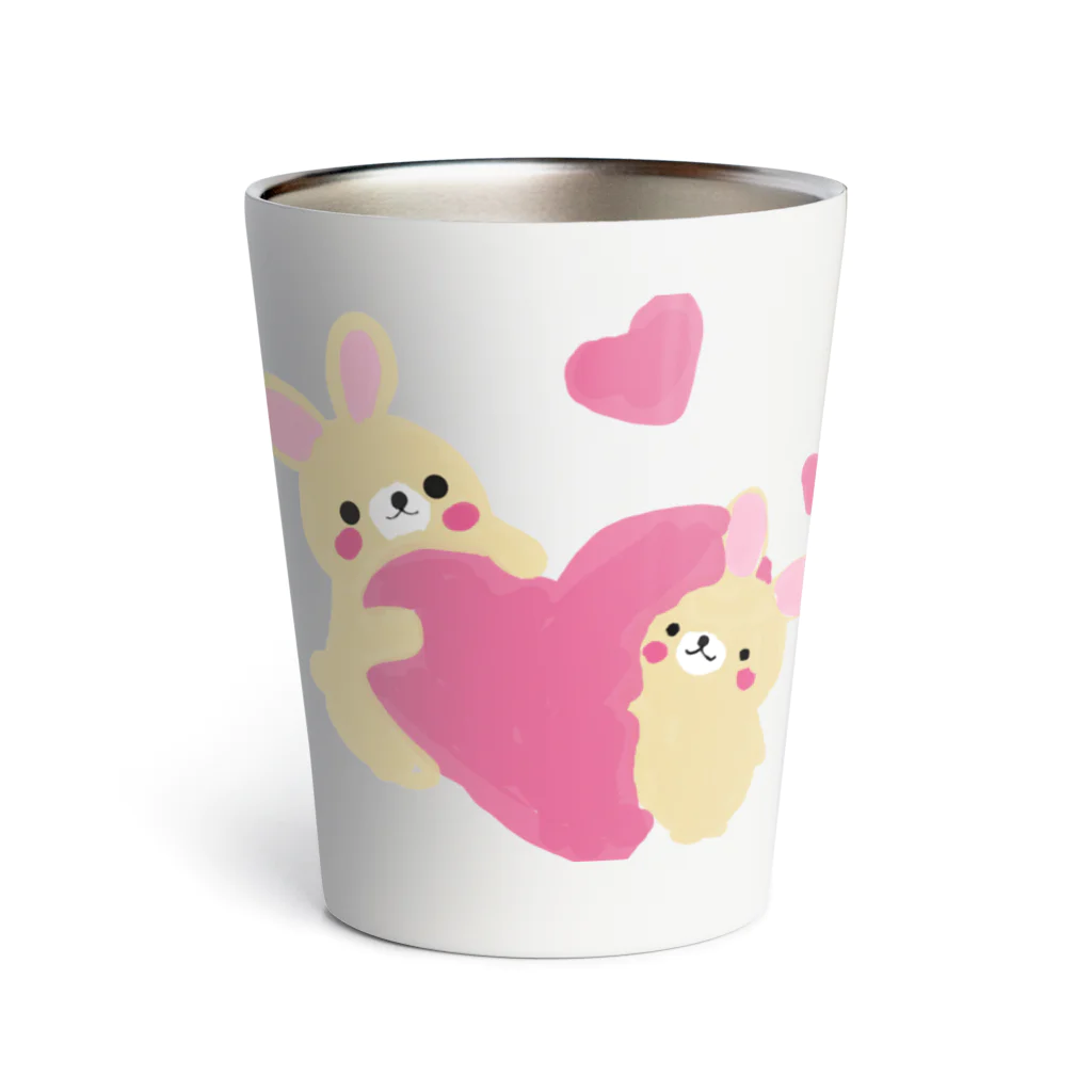 美女木小学校！のかわいいうさちゃん Thermo Tumbler