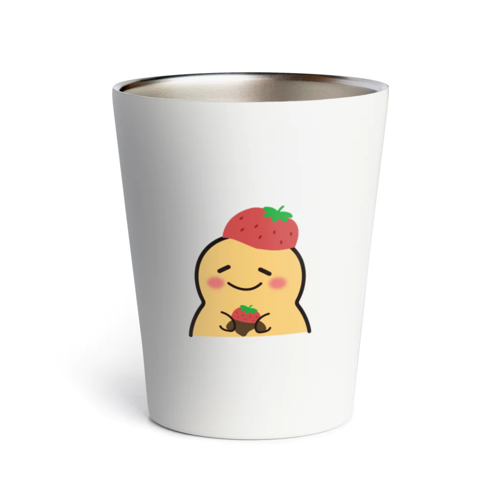 po__chanのいちごのポーちゃん Thermo Tumbler