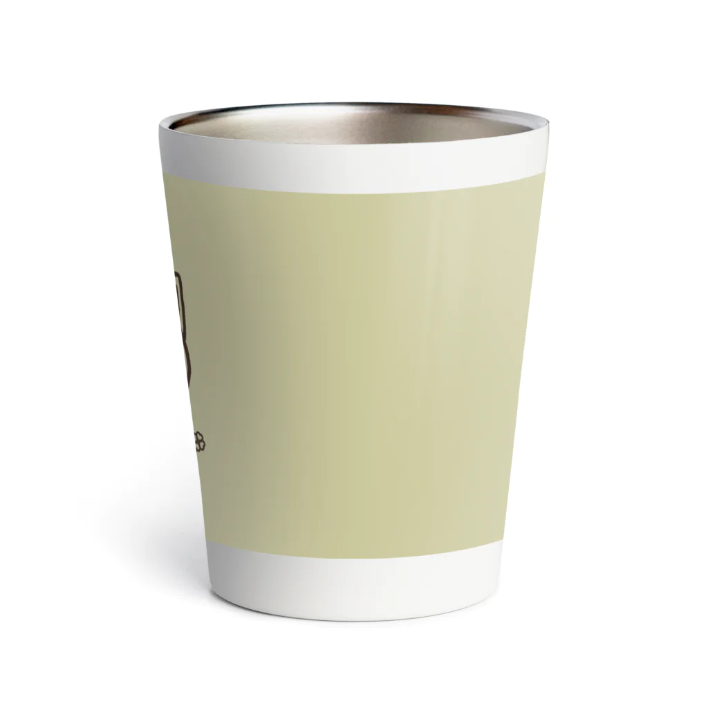 Moon Phaseのにゃんもげら：Basic Style -亜麻- Thermo Tumbler