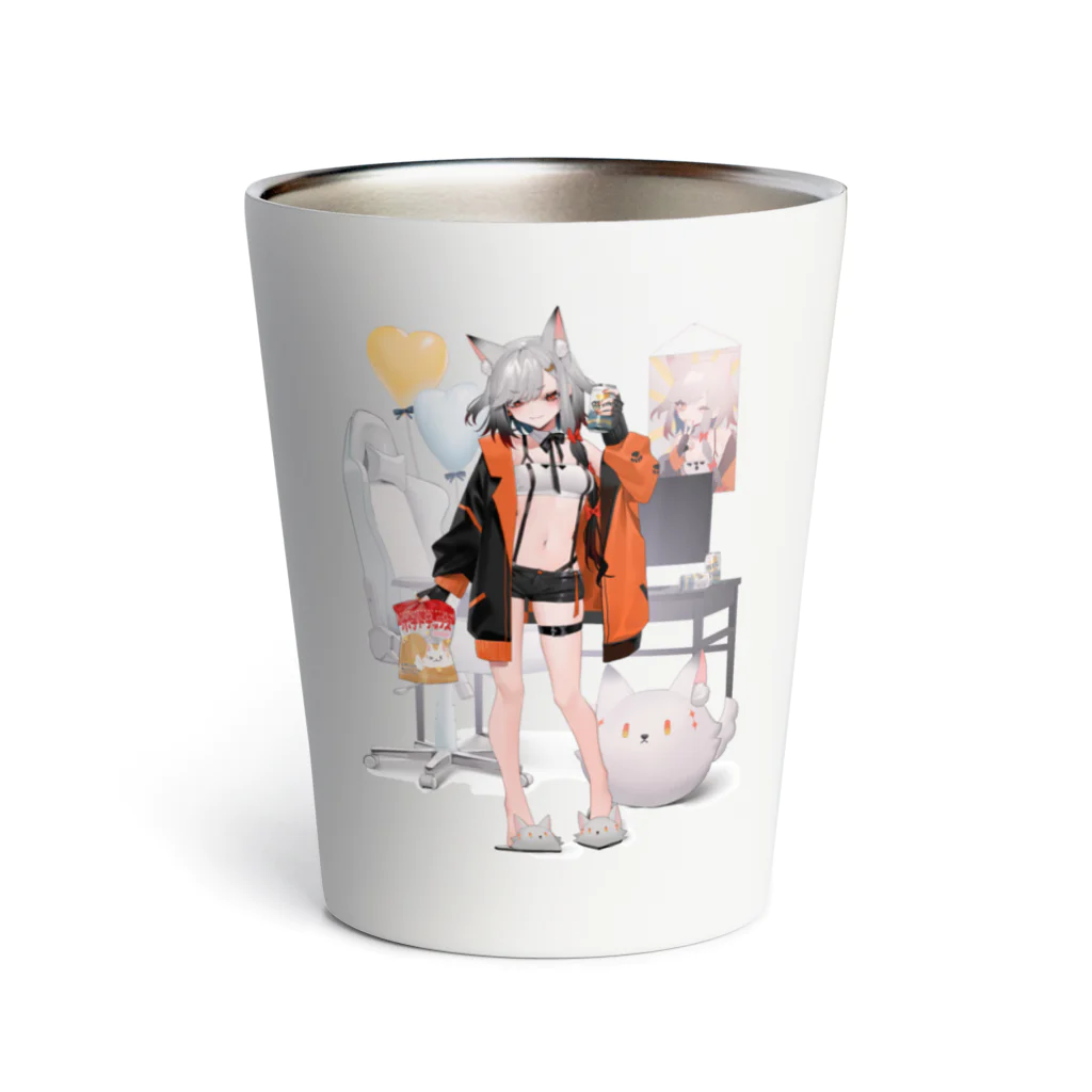 緋月ひの🌙☀️アニマル歌ってみた投稿🎂の一緒に飲もうよ🌙 Thermo Tumbler