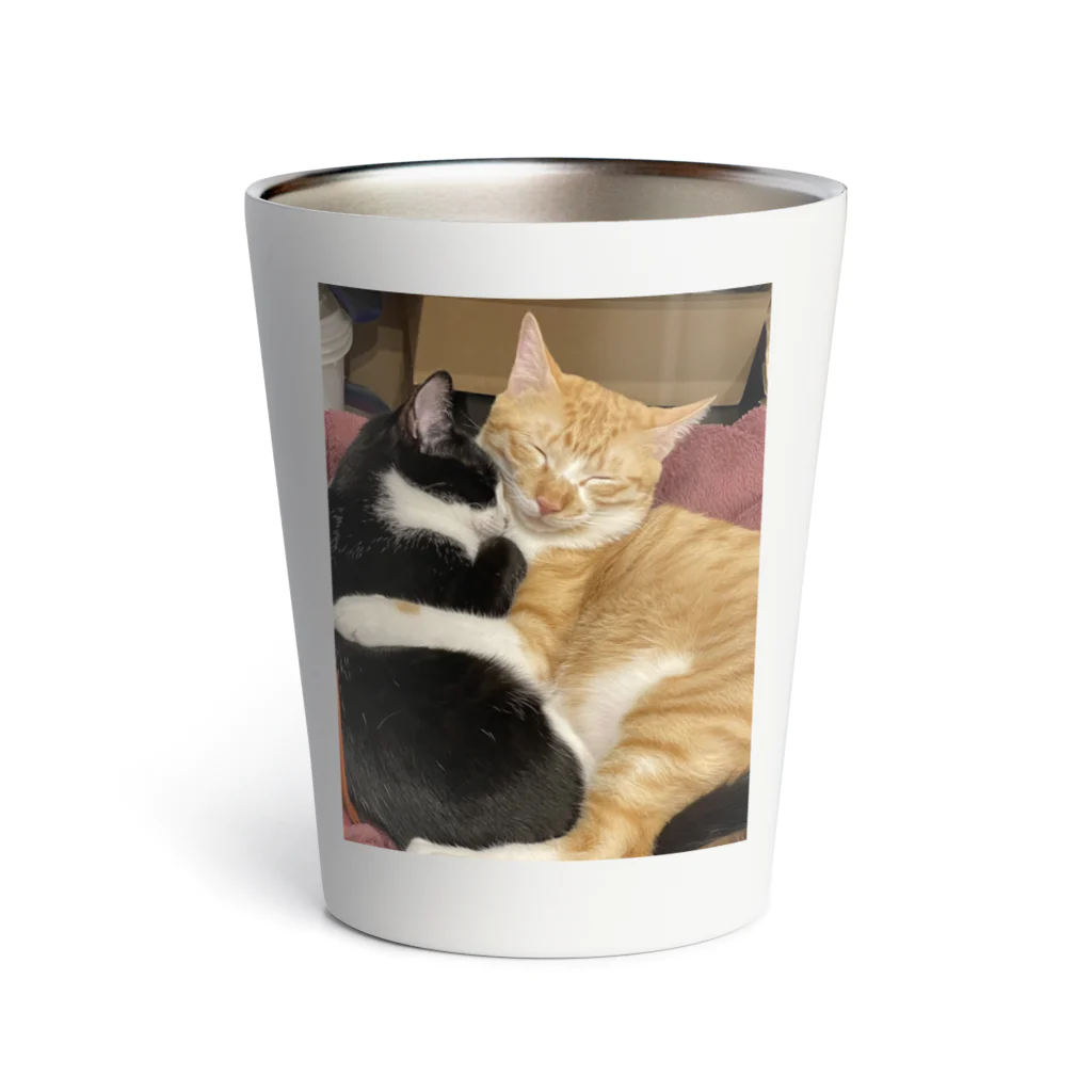 suzuneko_23のいつも一緒💖🐈🐈‍⬛ Thermo Tumbler