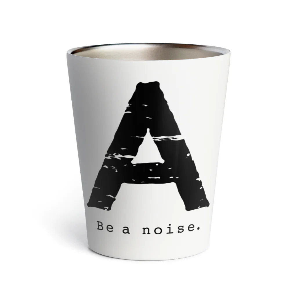 noisie_jpの【A】イニシャル × Be a noise. Thermo Tumbler