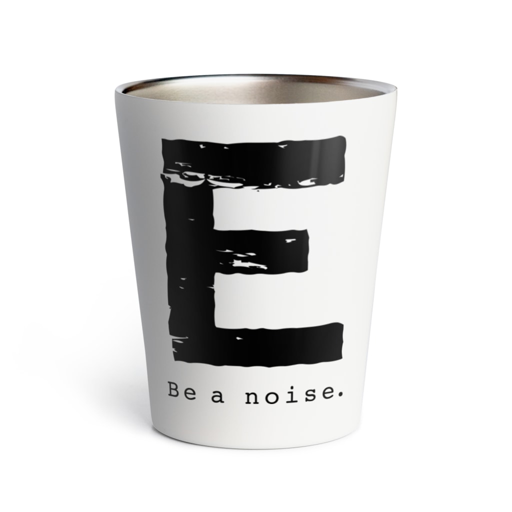 noisie_jpの【E】イニシャル × Be a noise. Thermo Tumbler