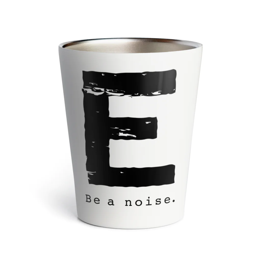 noisie_jpの【E】イニシャル × Be a noise. サーモタンブラー