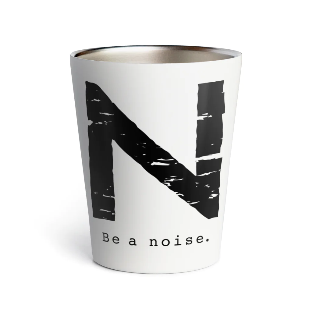 noisie_jpの【N】イニシャル × Be a noise. Thermo Tumbler