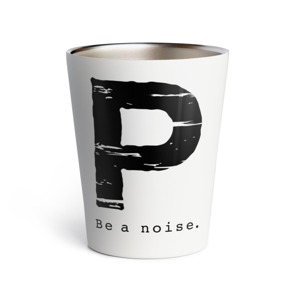 noisie_jpの【P】イニシャル × Be a noise. Thermo Tumbler