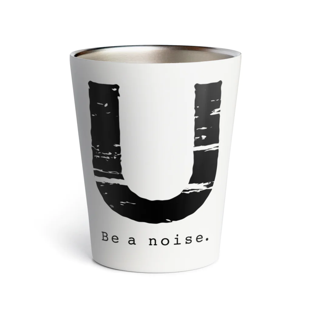 noisie_jpの【U】イニシャル × Be a noise. Thermo Tumbler