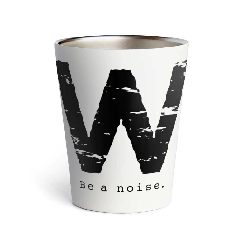 noisie_jpの【W】イニシャル × Be a noise. Thermo Tumbler