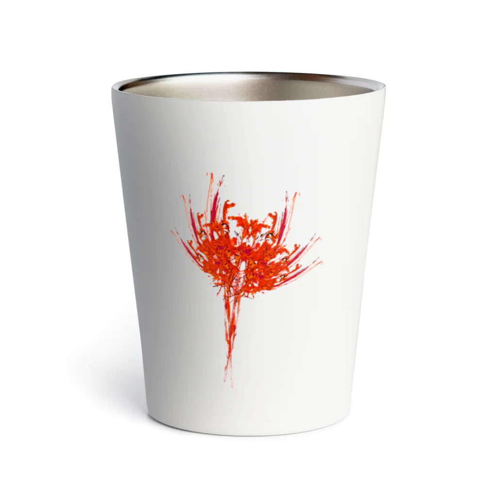 BAMBINERDSのflowers resembling amaryllis Thermo Tumbler