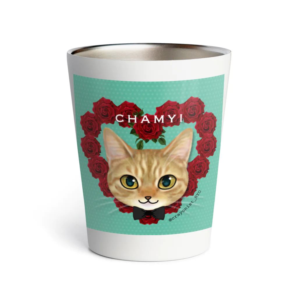 猫のイラスト屋さんのchamyi Thermo Tumbler