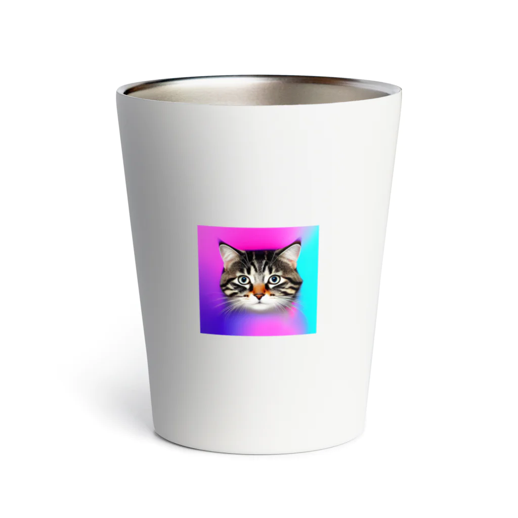 popart_catsのpopcat_justice Thermo Tumbler