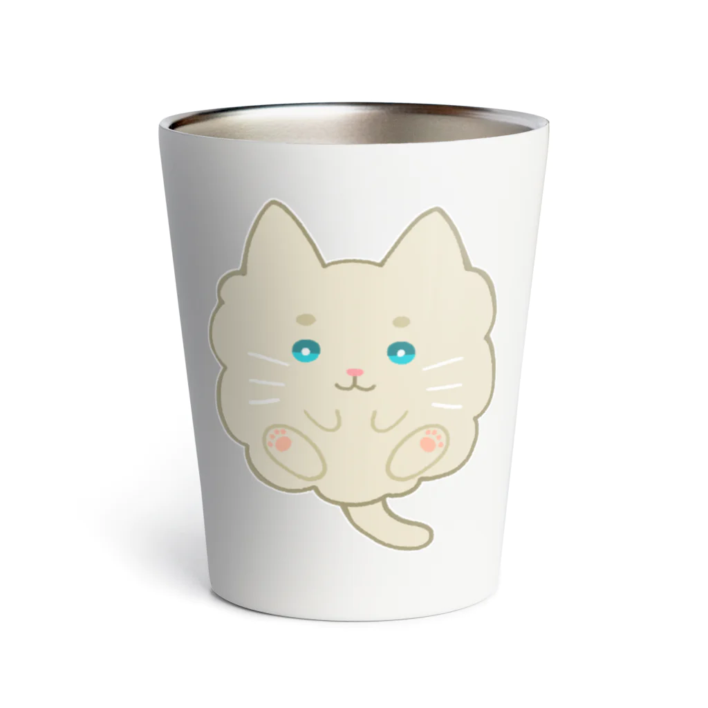 ねむ吉屋のふっかふかにゃんこ Thermo Tumbler