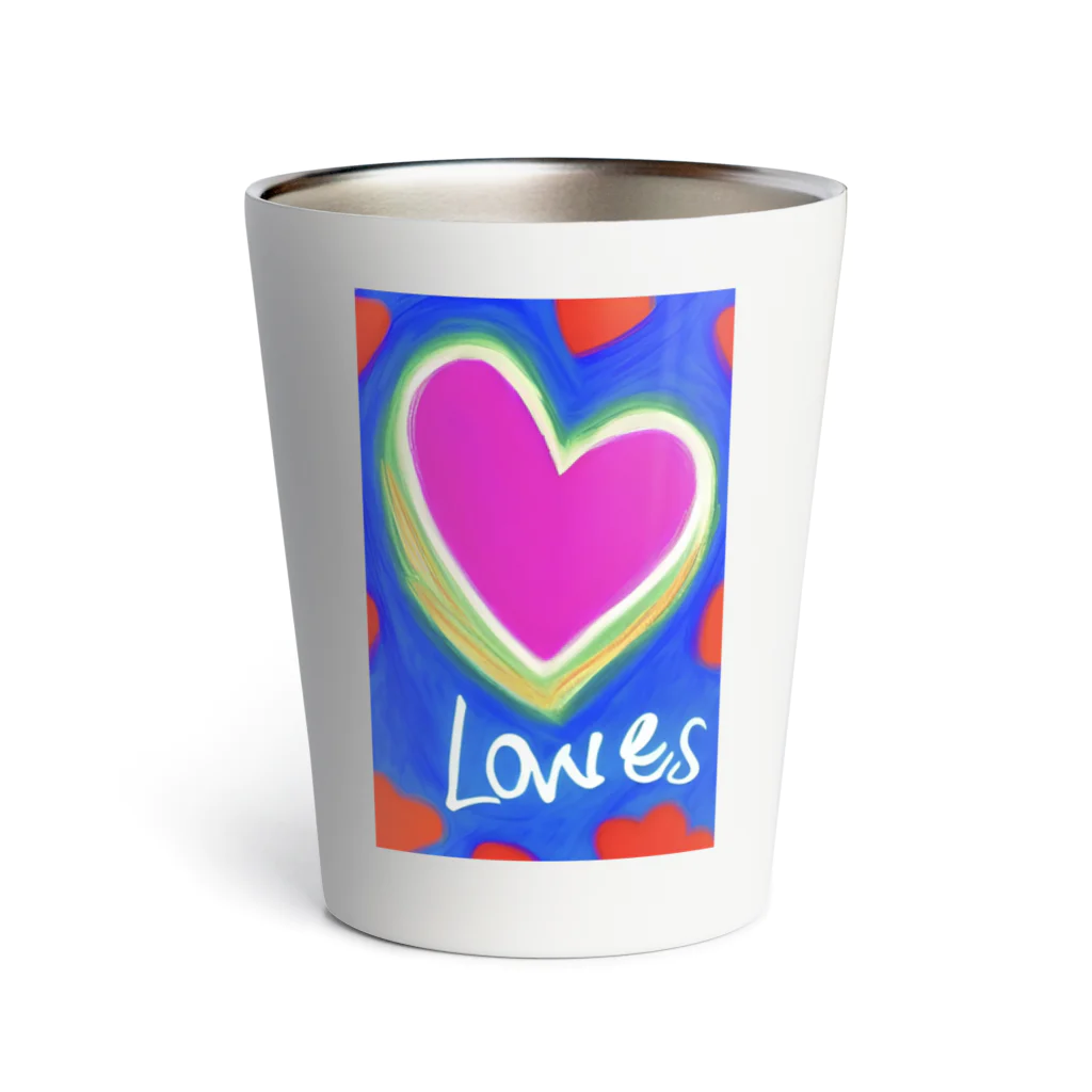 ミカちゃんの部屋⭐︎✴︎make a smile⭐︎✴︎のLOVES💗 Thermo Tumbler