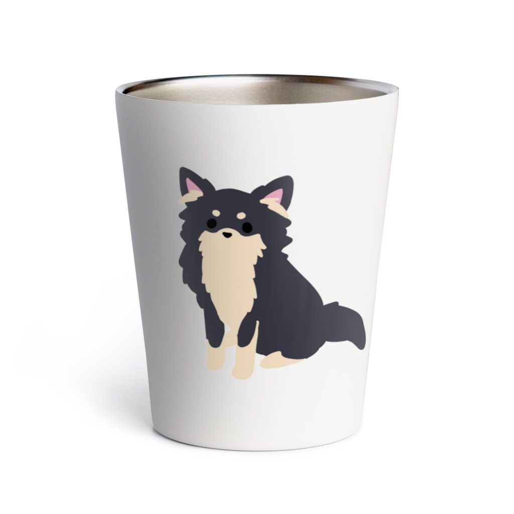 Kotetsu diary(SUZURI店)のゆるゆるチワワ Thermo Tumbler