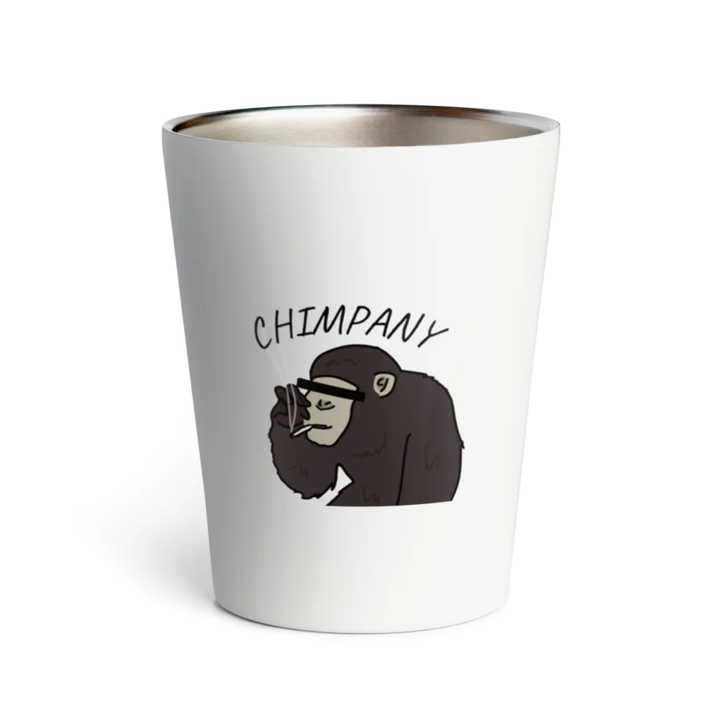 甘党のPen🐒のCHIMPANY（タンブラー） Thermo Tumbler