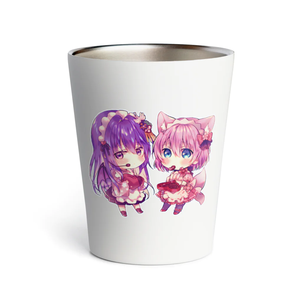 恋月ロウの黒娘＆恋月ロウのグッツ Thermo Tumbler