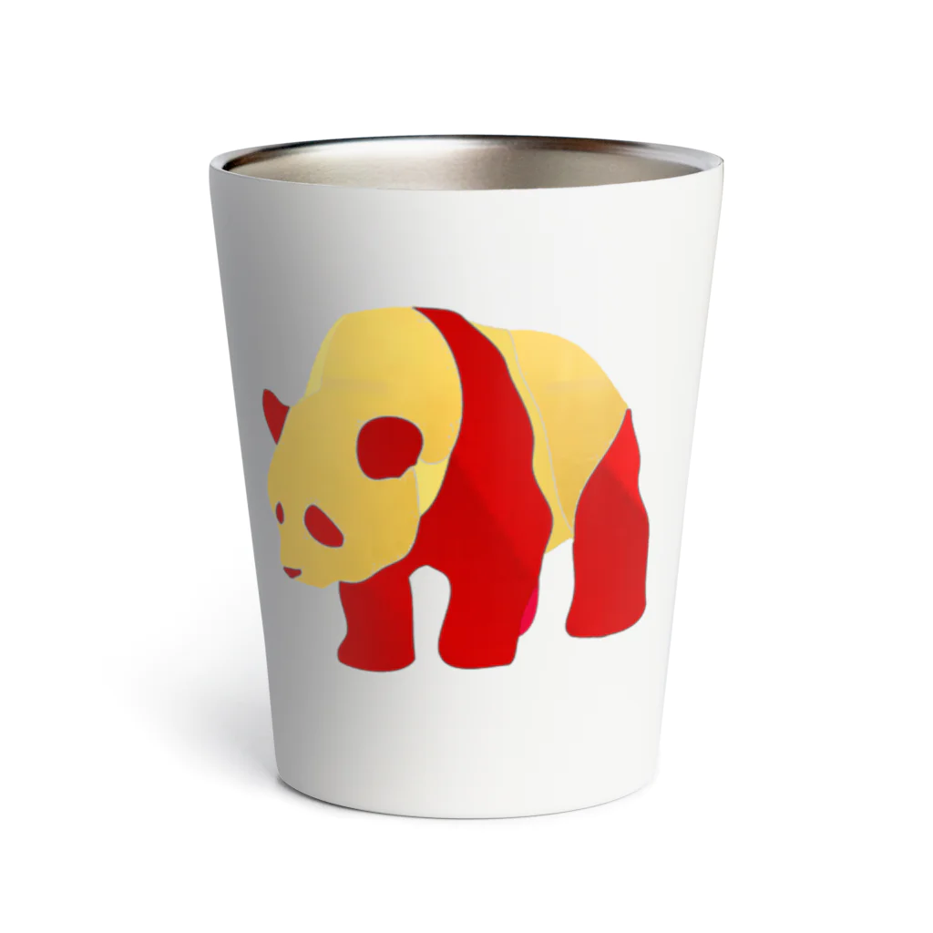 広熨斗隼人SHOPの広熨斗隼人のカラーパンダ🐼２ Thermo Tumbler