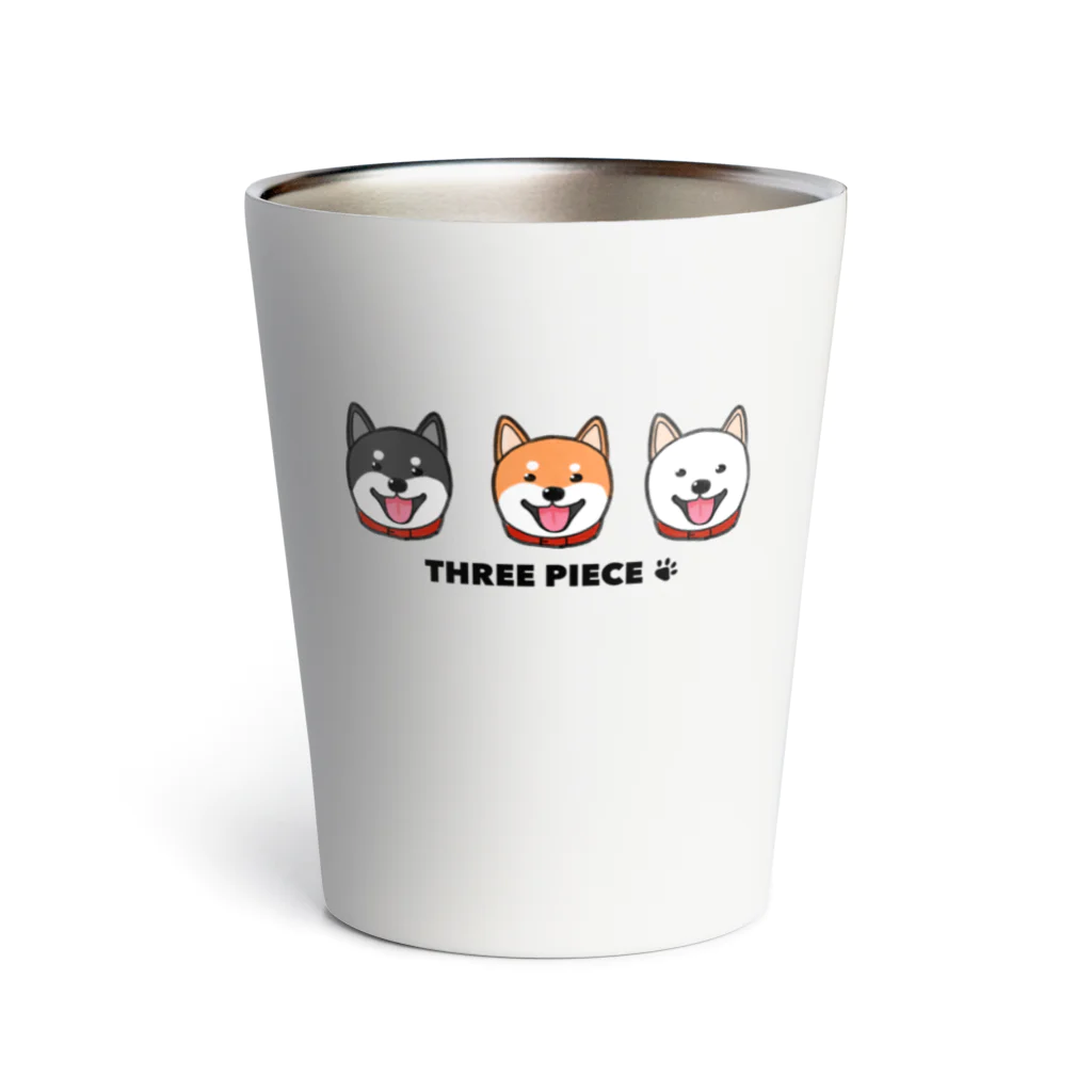 ポルンガ2次元ラボラトリーの3ピース柴犬グッズ Thermo Tumbler