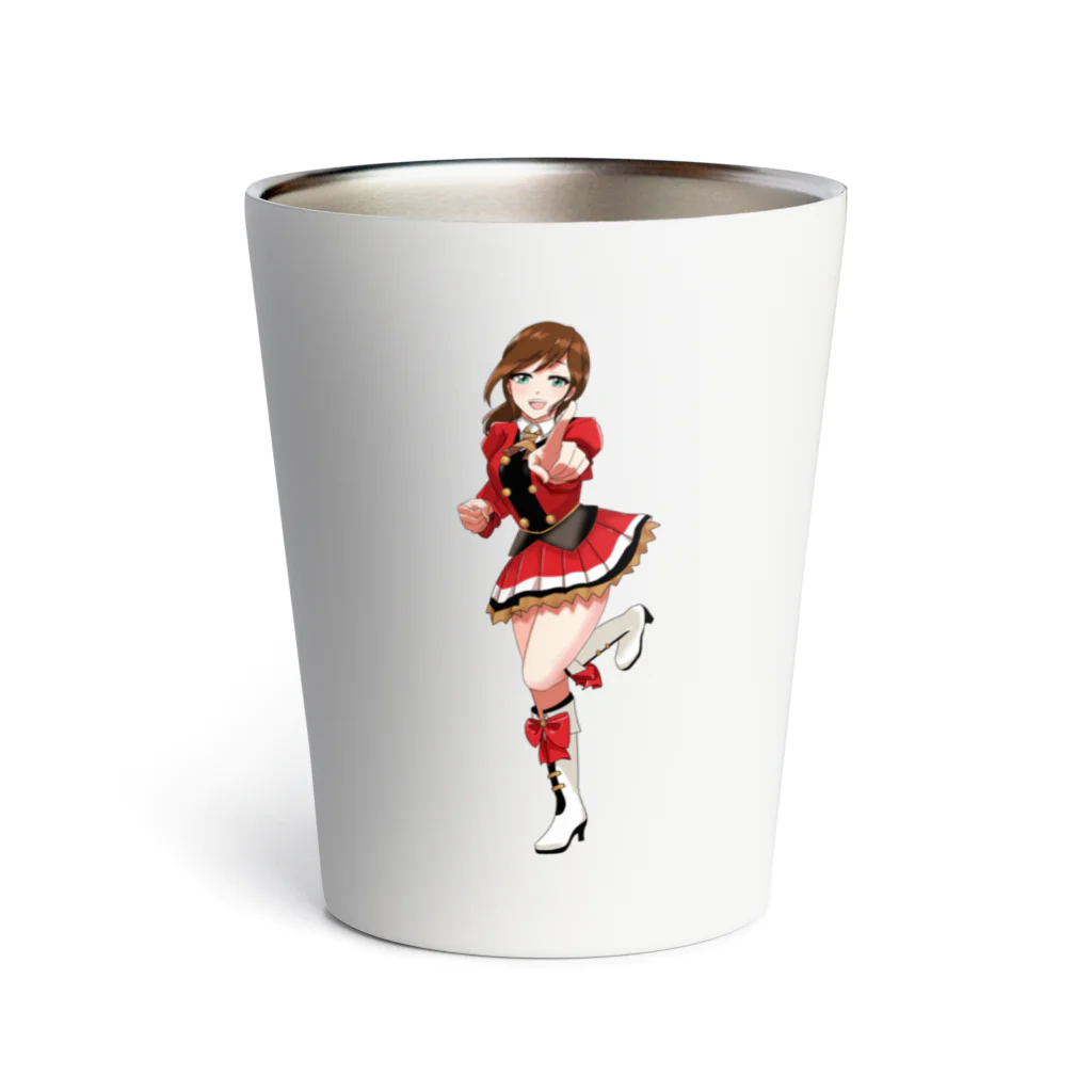 江戸川 media lab FAN SHOPのアイドルくぅ Thermo Tumbler