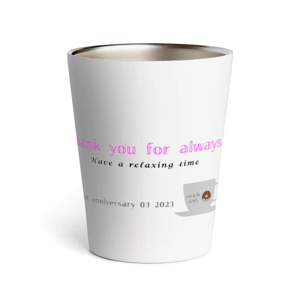 こ‐の1st Anniversary Thermo Tumbler