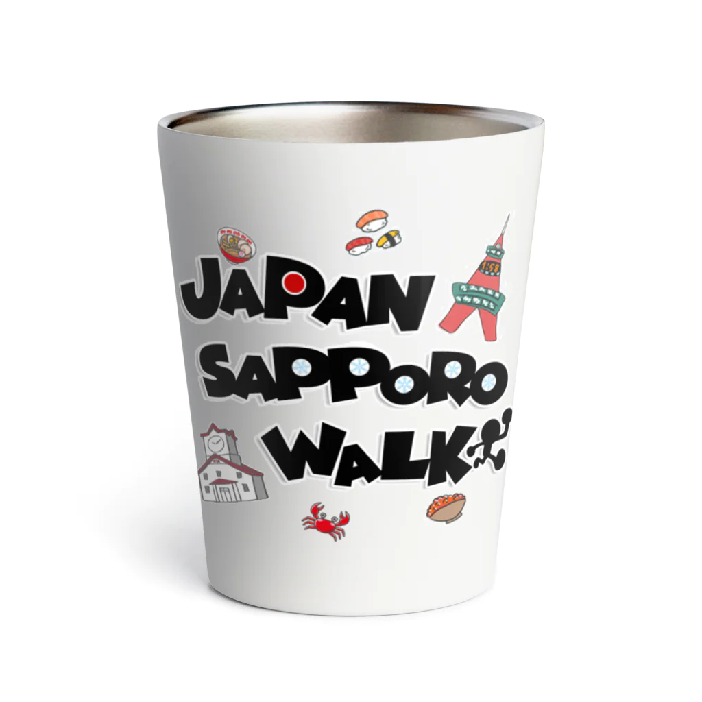 JAPAN SAPPORO WALKのJAPAN SAPPORO WALK ロゴ グッズ サーモタンブラー