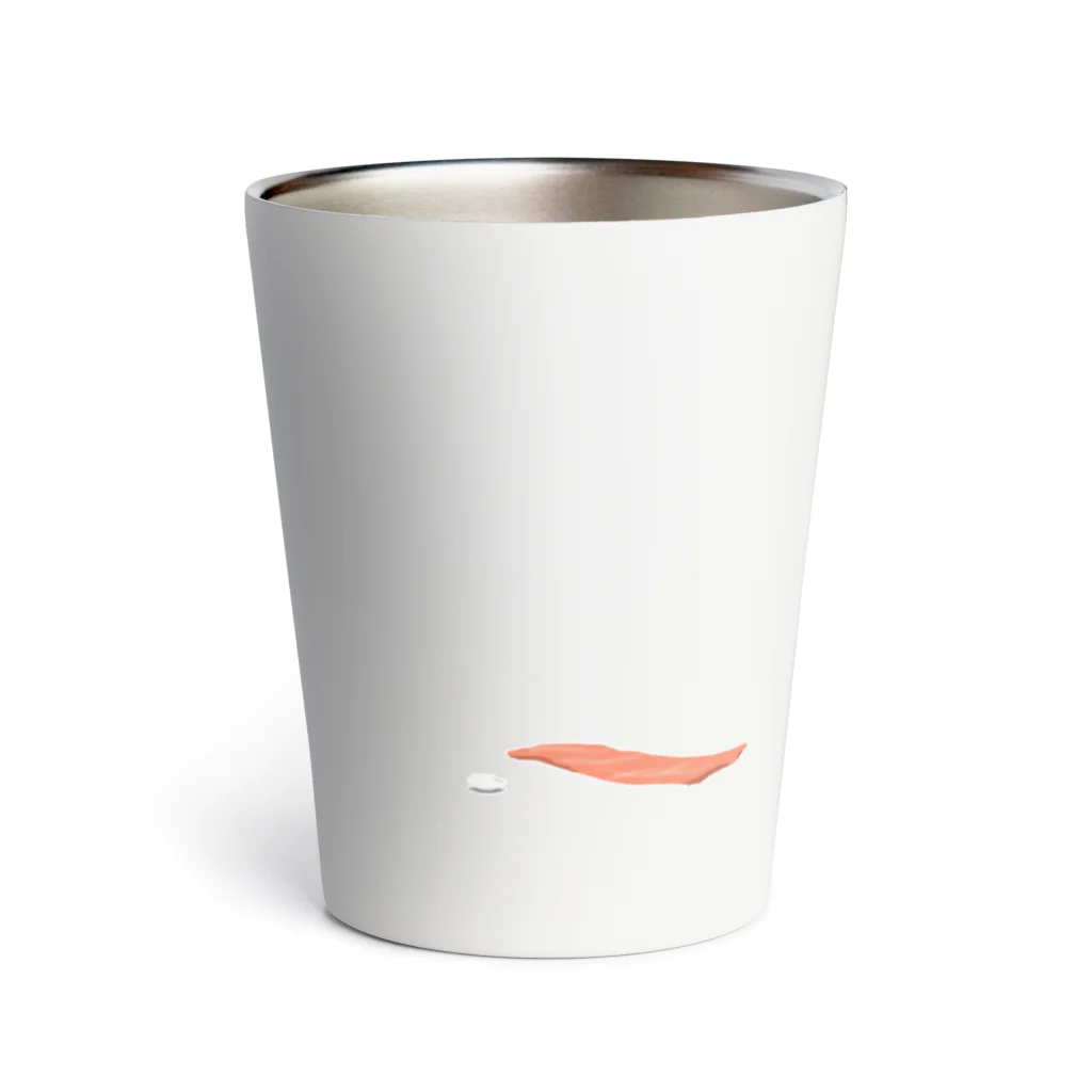 free_bat24のサーモンの切り身と米粒。 Thermo Tumbler