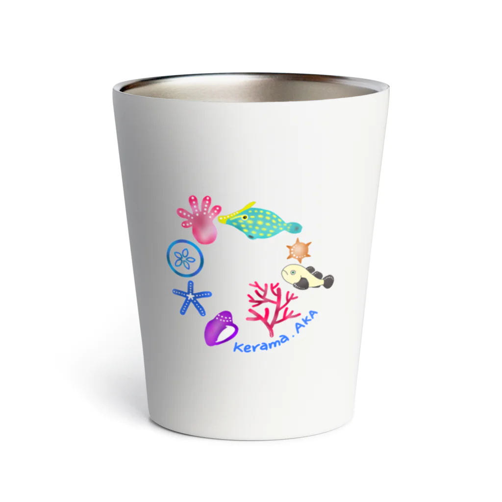 Minamihakofuguの慶良間　阿嘉島モチーフ Thermo Tumbler