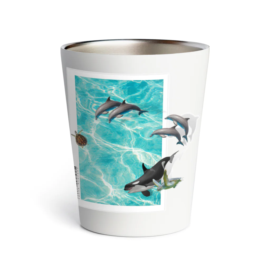 𝙈𝙊𝙈𝙊'𝙨 𝙎𝙝𝙤𝙥の海の仲間たち Thermo Tumbler