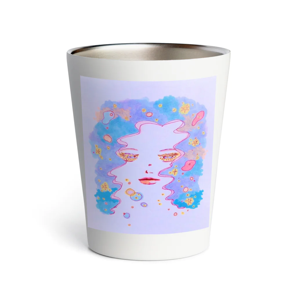 塩バターの昼下がりに夜の女神 Thermo Tumbler