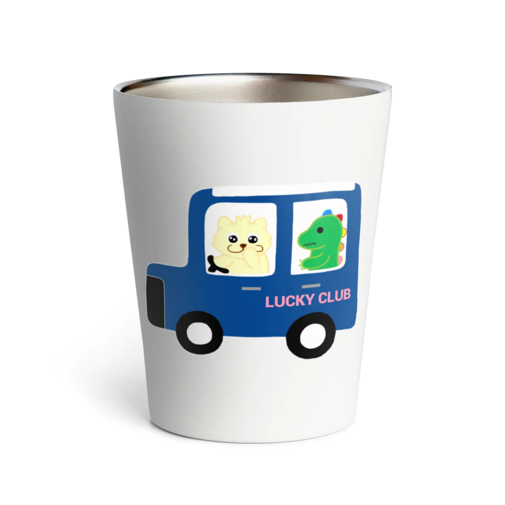 LUCKY CLUBのくるま運転ラッキーちゃん Thermo Tumbler