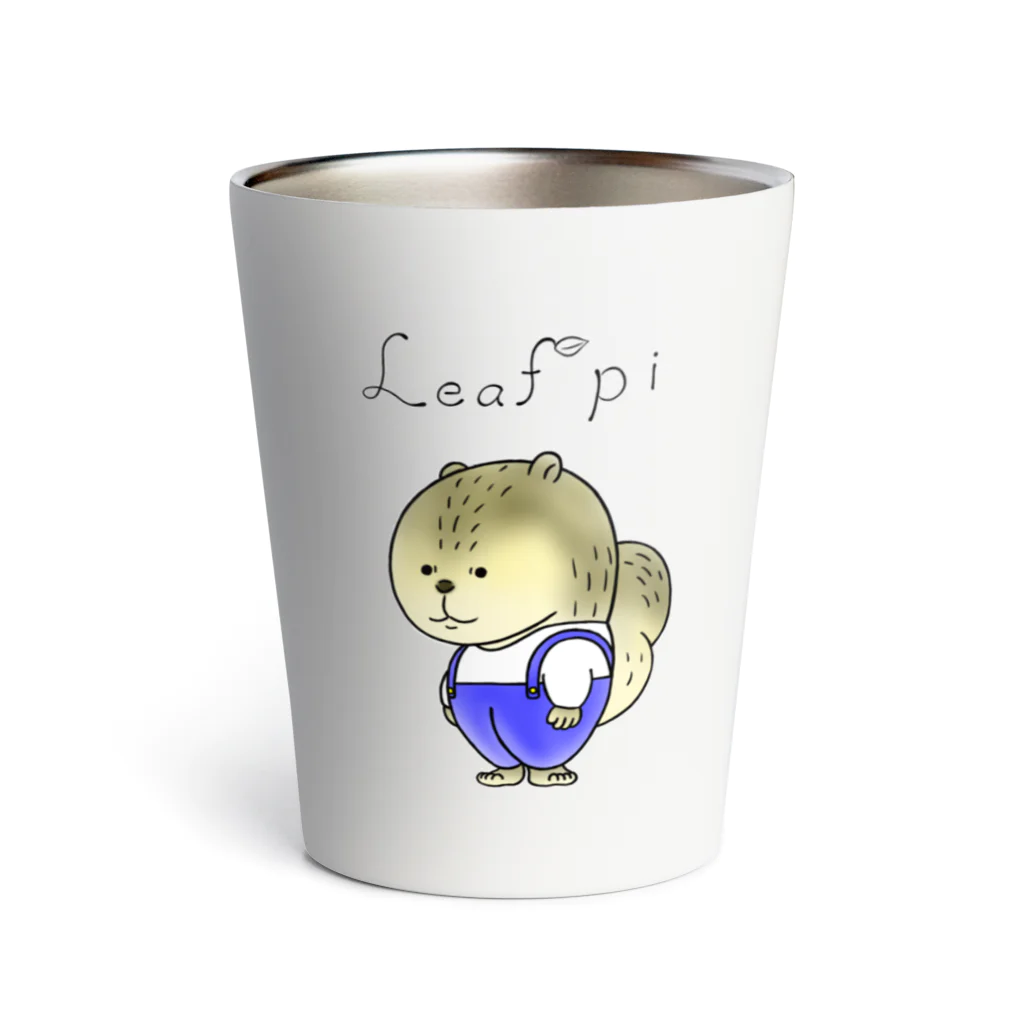 LeafpiのLeafpi's ロゴ サーモタンブラー
